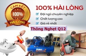 thông cống nghẹt tại quận 12